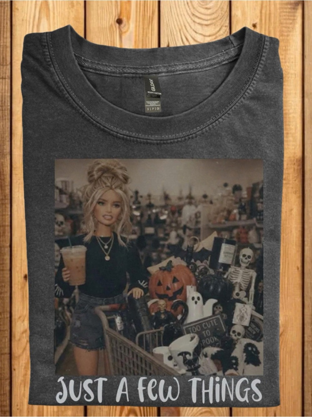 Spooky Girl Halloween Shirt, Y2k Halloween Tee, Retro Goth